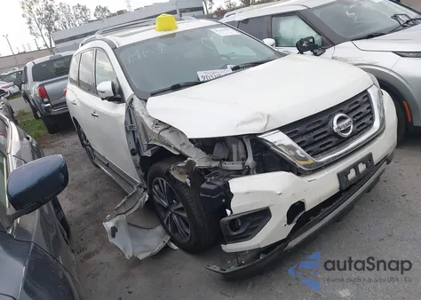 2017 Nissan Pathfinder Platinum из США, поврежденный, VIN 5N1DR2MN5HC617537